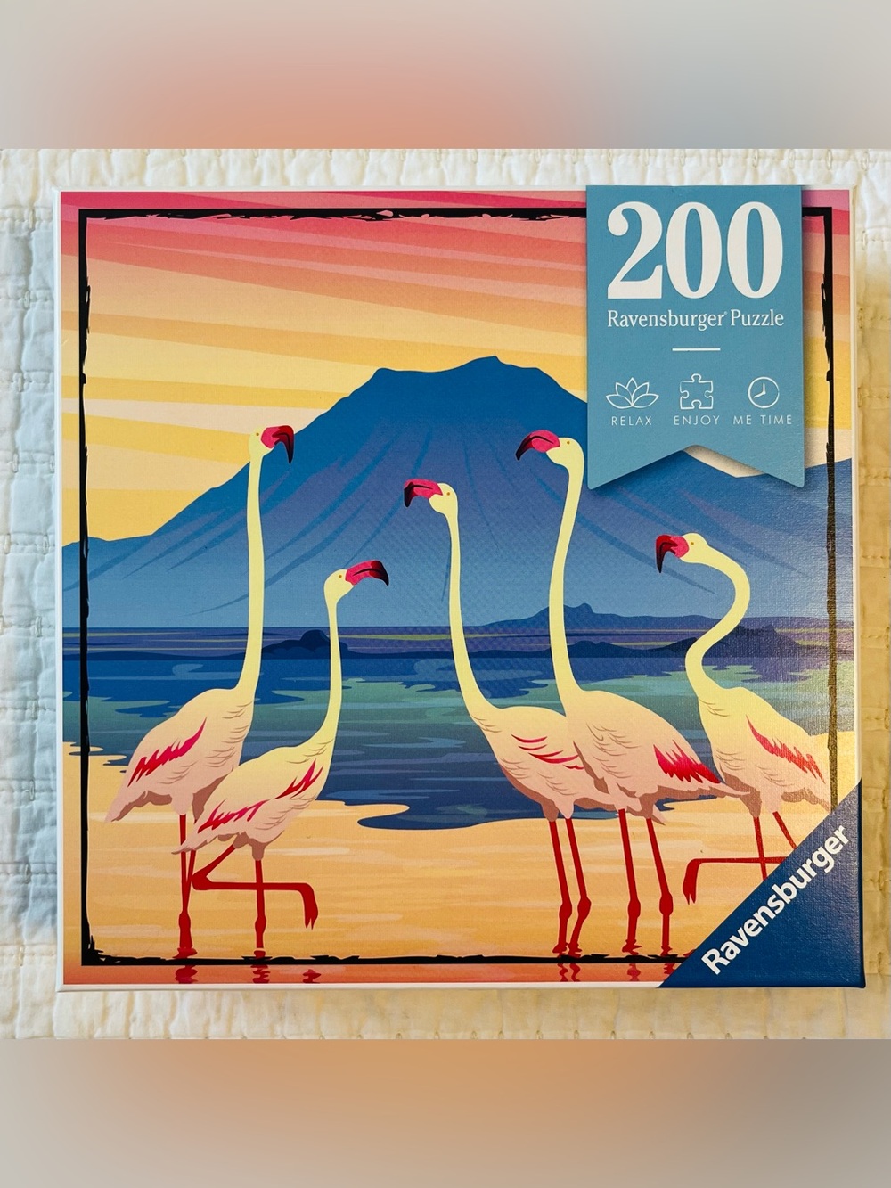 Ravensburger Tanzania Flamingo Puzzle - Puzzle Moments 200 piece Mini Puzzle